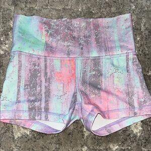 IVIVVA Pink and Purple Tie-Dye Athletic Shorts